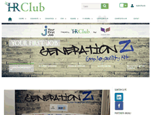 Tablet Screenshot of hr-club.ro